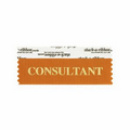 Consultant Award Ribbon w/ Gold Foil Imprint (4"x1 5/8")